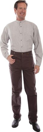 Scully Mens Rangewear Canvas Pant - brown - 28