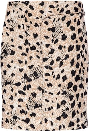 Jacquemus La Jupe Obra belted miniskirt - women - Virgin Wool/Polyester/Cotton/Polyurethane/Elastane/Viscose - 38 - Neutrals