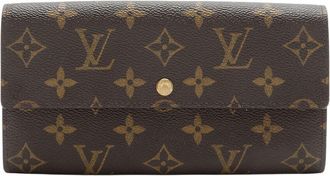 Louis Vuitton Brown Monogram Canvas Sarah Wallet (Authentic Pre-Loved)