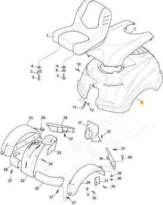 STIGA Sports Cap&oacute; Motor Pc Rojo Ral3003 Original Stiga - 337076803/0