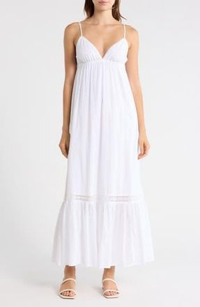 Abound Cotton Maxi Dress in White at Nordstrom Rack, Size X-Small