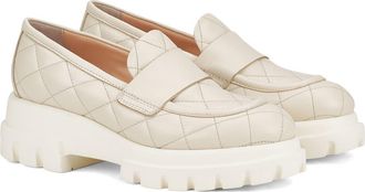 AGL Celeste Matelasse Loafer in Milky at Nordstrom Rack, Size 8.5Us / 38.5Eu