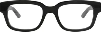 McQ by Alexander McQueen Optical Glasses in Black Black Transparent at Nordstrom Rack