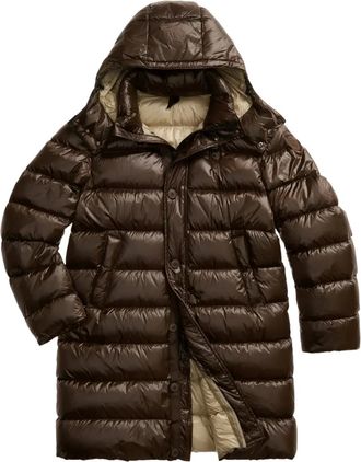 Blauer Piumino Carver con cappuccio - Marrone