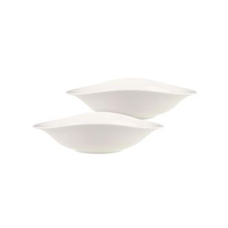 Villeroy & Boch Vapiano Pasta Plate Pair in White at Nordstrom