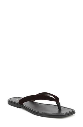 Veronica Beard Clea-2 Flip Flop in Burgundy at Nordstrom, Size 10