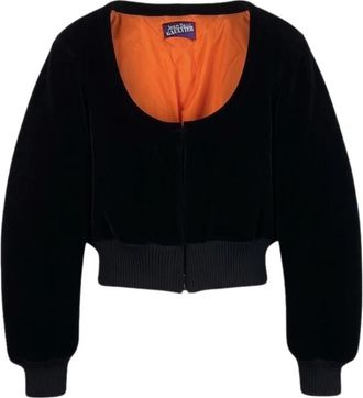 Jean Paul Gaultier Square Bomberjack - Dames - Bomber jackets - Zwart - S - Jassen