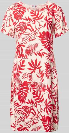 Zabaione Relaxed Fit Kleid aus Viskose-Mix Modell Tara in Rot, Gr&ouml;&szlig;e XXL