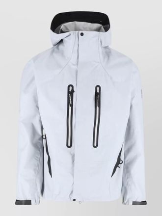 And Wander casual coat hood zipper pockets cuffs