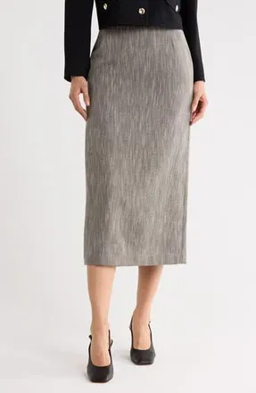 Lafayette 148 New York Cotton, Linen & Wool Maxi Skirt in Vineyard Multi at Nordstrom Rack, Size 18 (Similar To 16W)