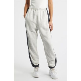 Boys Lie Heathered Panel Sweatpants in Grey Multi at Nordstrom Rack, Size X-Large