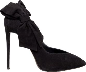 Giuseppe Zanotti Suede Bow Pumps - 10s