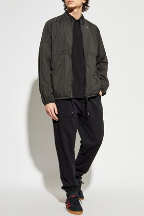 Stone Island Jacket With Stand-up Collar, Mens, Black