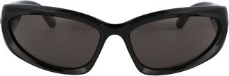 Balenciaga Stijlvolle zonnebril met model Bb 0157S - Heren - Zonnebrillen - Zwart - 65 MM - Accessoires