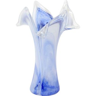 Vietri Onda Glass Cobalt Twisted Flower Vase in Blue at Nordstrom