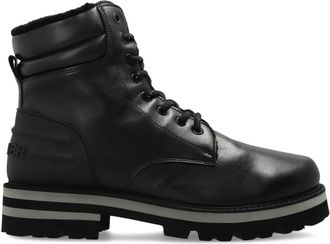 Bogner Courchevel Boots - Heren - Veterlaarzen - Zwart - 42 EU - Wol - Schoenen