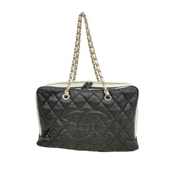 Chanel Black Leather Tote Bag (Pre-Owned)