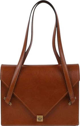 Versace Brown Severine Medium Shoulder Bag