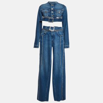 Jean Paul Gaultier Jean Paul Gauliter Blue Denim Belted Set