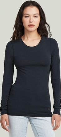 G-Star 2nd Skin Longsleeve T-Shirt - Donkerblauw - Dames