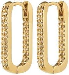 Pilgrim gold plated oorbellen Phase