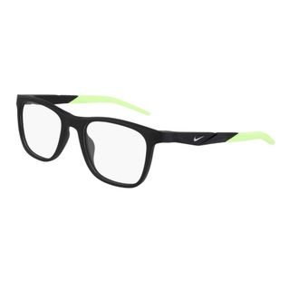 Nike Glasses, unisex, Black, Size: 53 MM Matte Black Eyewear Frames
