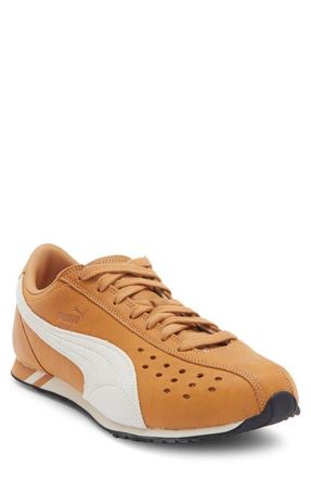 Puma Sprint Premium Sneaker in Caramel Latte/Puma White at Nordstrom, Size 11.5