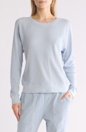 James Perse Relaxed Raglan Sleeve Cotton Pullover in Open Sky at Nordstrom Rack, Size 3 (Fits Like 8-10 Us)
