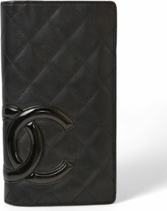 Chanel Cambon Leather Long Wallet (Bi-Fold) (Pre-Owned)