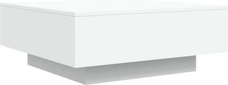 vidaXL Coffee Table White 80x80x31 cm Engineered Wood Vidaxl