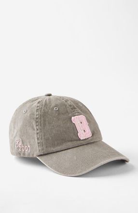 Cotton On Womens Active Graphic Cap in Washed Grey Bac at Nordstrom