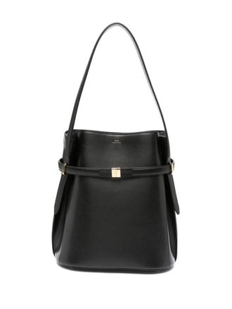 Toteme Belted Leather Bucket Bag Bags