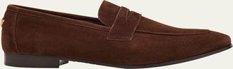 Bougeotte Suede Penny Loafers