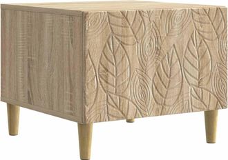 vidaXL Mesa De Centro Roble Sonoma 50 X 49 X 40 Cm Vidaxl