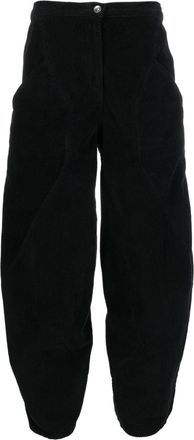 Henrik Vibskov Digi cropped corduroy trousers - women - Organic Cotton - S - Black