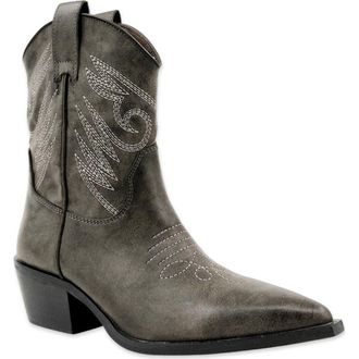 Shushop Zahara Western Bootie in Grey at Nordstrom Rack, Size 7