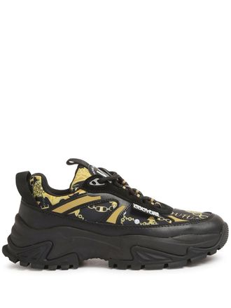 Versace Jeans Couture Hiker sneakers - women - Other fibres - 35 - Black
