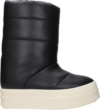 Rick Owens Hombress Botas de Cuero Negras