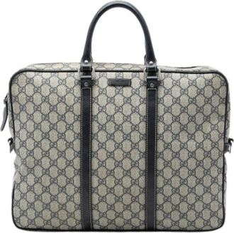 Gucci Pre-owned Handbags, female, Beige, Size: ONE SIZE Pre-owned Business Bag