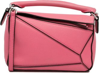 Loewe Pre-owned LOEWE Mini Calfskin Puzzle Satchel 51843