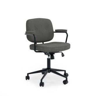 Koketto Home Silla de escritorio en gris oscuro