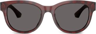 Burberry Sunglasses check-pattern sunglasses - Red