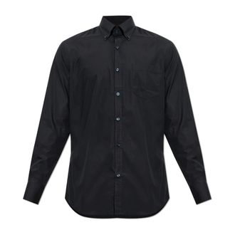 Paul & Shark Pocket Shirt - Heren - Zakelijke Overhemden - Zwart - 3XL - Katoen - Overhemden