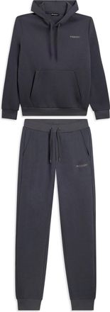 Freddy Tuta uomo felpa garzata con cappuccio e tasca a marsupio