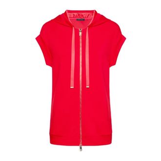 Elena Miro Dames, Sweatshirts & Hoodies, Rood, Maat: XL Satijn