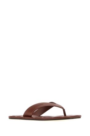 J.W.Anderson Leather Thong Slipper - Brown