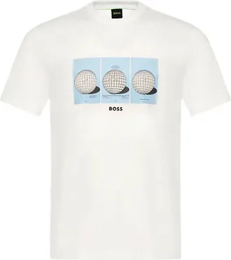 HUGO BOSS Graphic-print Short-sleeves T-shirt