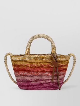 Maneb&igrave; sunset raffia beach bag