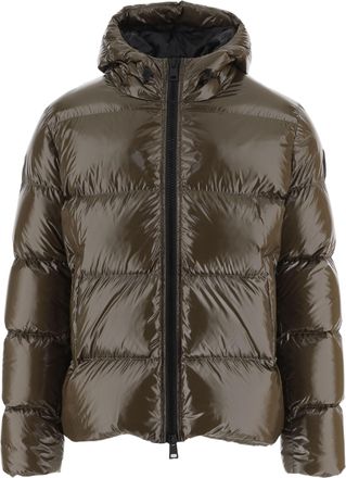 Herno Quilted Down Jacket With Adjustable Hood And Elasticated Hems