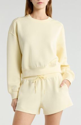 Travis Mathew Cloudscape Sweatshirt in Pear Sorbet at Nordstrom, Size Xx-Large